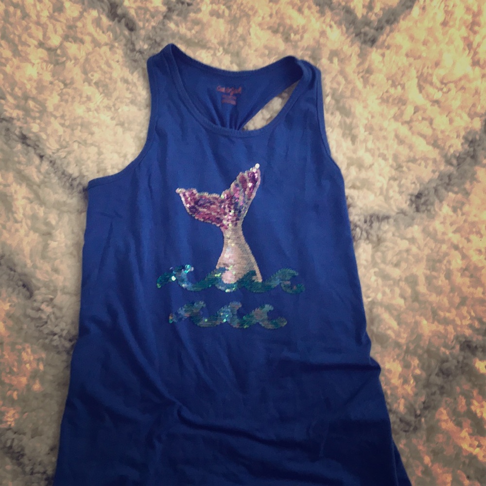 Reverse able sequence mermaid  tang top
